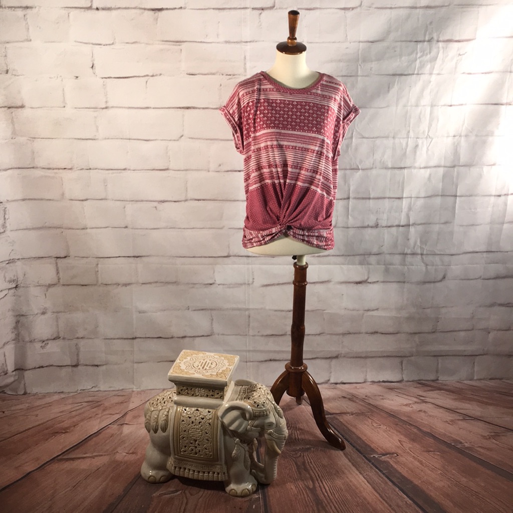 Lucky Brand Twist Front Tee